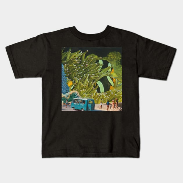 Mimosa Kids T-Shirt by Lilithcollageart